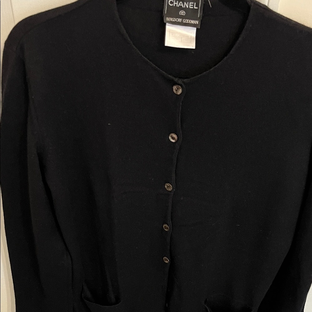 Chanel Classic Black Cardigan